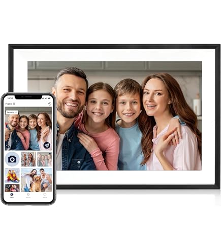 7 Inch Digital Picture Frame, Digital Photo Frame with 16:9 HD LCD